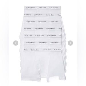 Calvin Klein Men's White Boxer Briefs - Pack of 7 men’s M